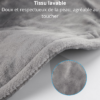 Housse lavable du coussin chauffant cervicales, offrant un entretien facile et rapide.