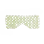 Masque yeux relaxant en jade naturel, Anti-fatigue couleur vert d'eau.