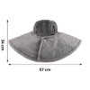 coussin chauffant cervicales dont les dimensions : 34*57cm