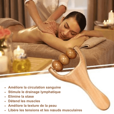Rouleau de massage conçu pour la revitalisation du corps entier, idéal pour détendre les muscles et améliorer la circulation.