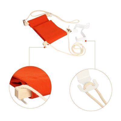 Hamac repose-pieds doté de supports renforcés, garantissant une durabilité et un maintien sécurisé.