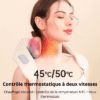 Femme relax utilisant le masseur 6D avec double thermostat sécurisé à 45°C et 50°C