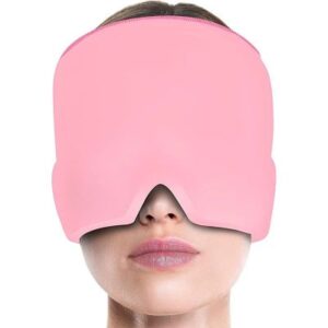 Bonnet thermique | Coolterm™pour soulagement naturel des douleurs migraineuses utilisé par une femme.