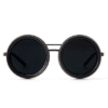 lunettes dimmables nd2-400 noir sur un fond blanc