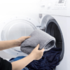 Ceinture lombaire chauffante portée au lave-linge pour nettoyage