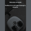 Masseur de pieds électrique intelligent pour un massage shiatsu relaxant à domicile, avec différentes méthodes de massage.