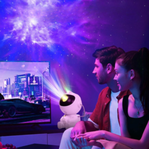 Projecteur galaxie plafond adulte avec projection immersive pour chambre.